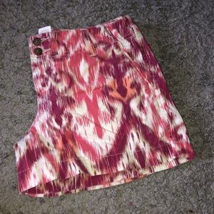 Pink Patterned Sonoma Shorts